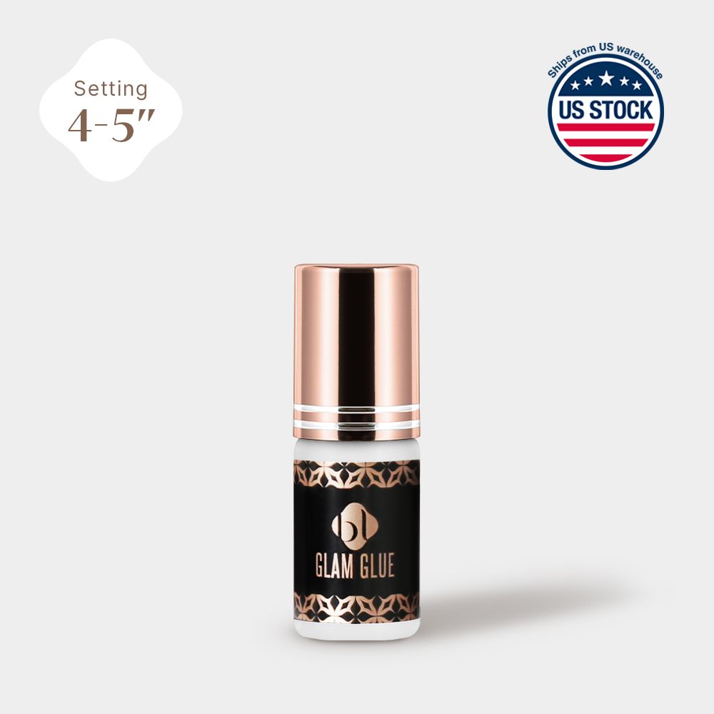 BL Lashes Glam Glue 5g Medium Viscosity Black Retention 1by1 Handmade Volume Korea