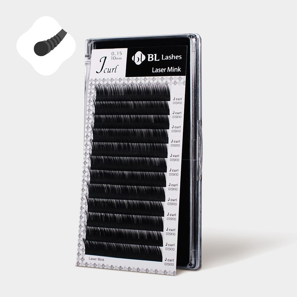 BL Lashes Laser Mink eyelash extensions C curl 0.20 thickness 9mm individual lashes natural soft volume