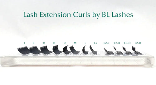 Eyelash Extension Chart- Curl, Diameter and Lengths