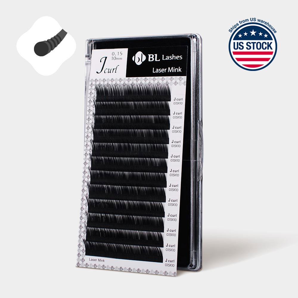 BL Lashes Laser MInk Lash 0.15 0.20 C D curl 9mm 10mm 11mm 12mm 13mm Korean Lash K-beauty Lash Extensions Faux Lash