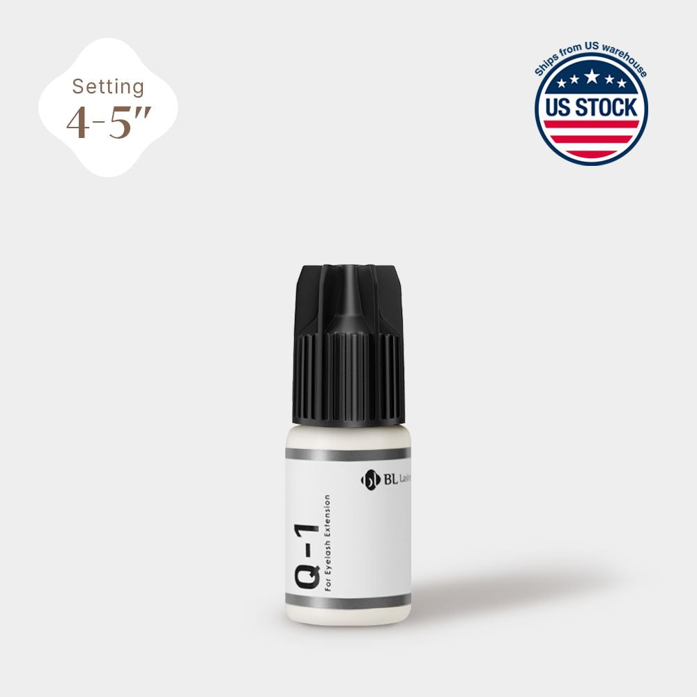 BL Lashes Q-1 glue 5g medium viscosity Black 1by1 Korea